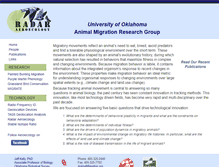 Tablet Screenshot of animalmigration.org